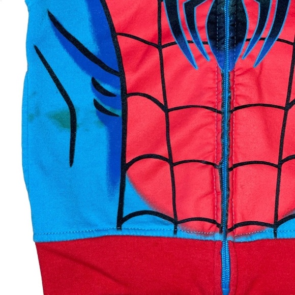 MARVEL Spider Man Zip Up Hoodie with Mask | Size 2T - Picture 4 of 5